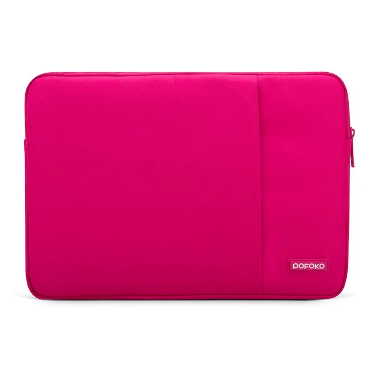POFOKO Rainbow Series Oxford Fabric Laptop Liner Bag for Macbook Air 13.3 inch Etc. - Rose