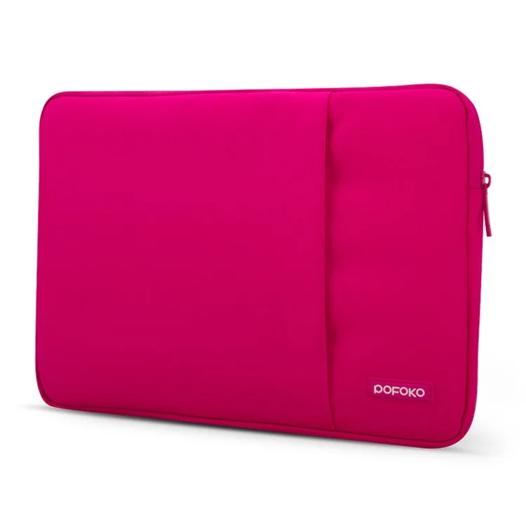 POFOKO Rainbow Series Oxford Fabric Laptop Liner Bag for Macbook Air 13.3 inch Etc. - Rose