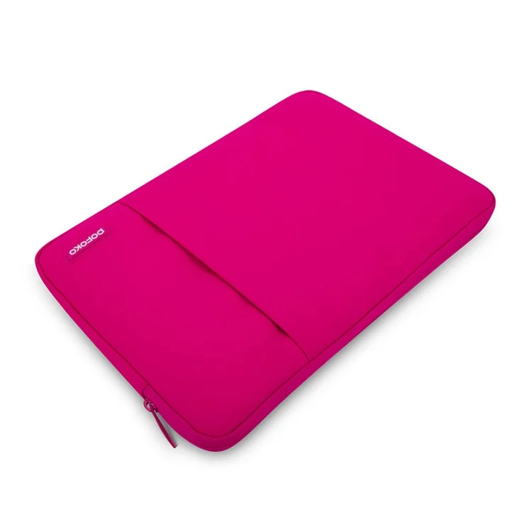 POFOKO Rainbow Series Oxford Fabric Laptop Liner Bag for Macbook Air 13.3 inch Etc. - Rose