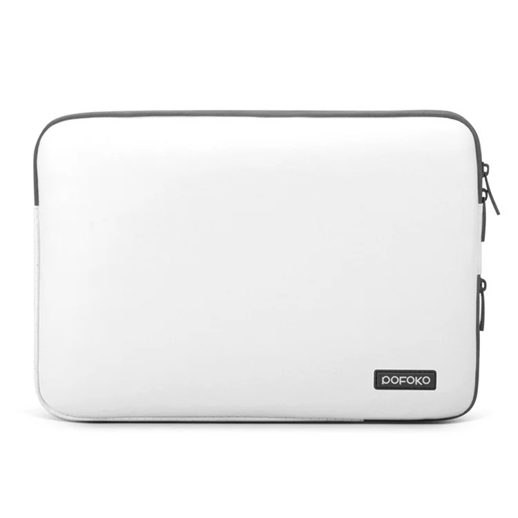 POFOKO 11.6-inch LITA Series PU Leather Laptop Computer Sleeve Bag Carrying Case - Grey