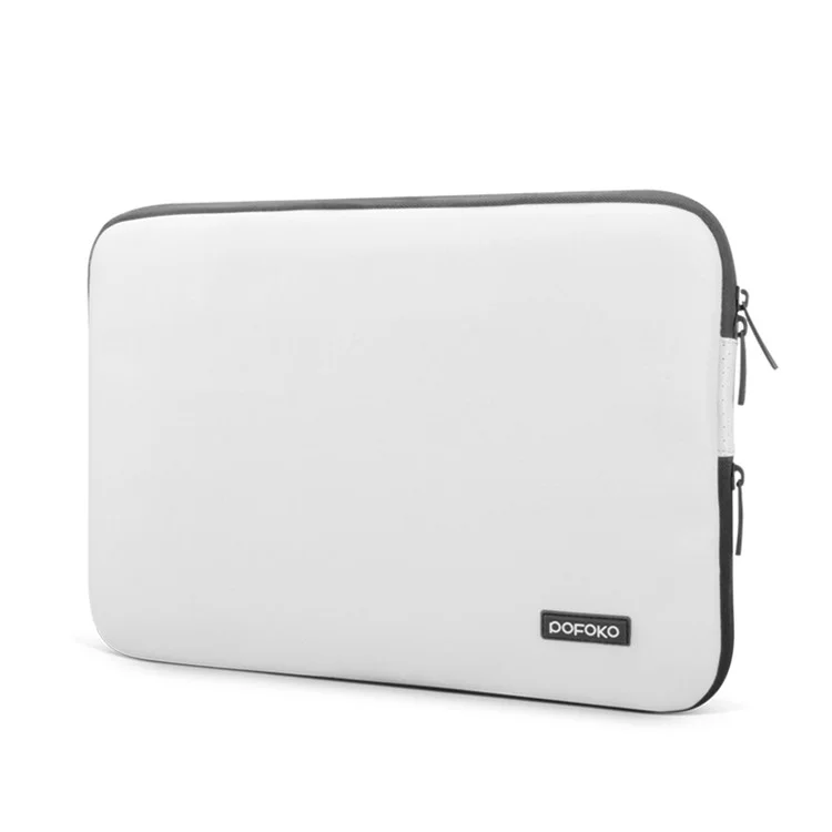 POFOKO 11.6-inch LITA Series PU Leather Laptop Computer Sleeve Bag Carrying Case - Grey