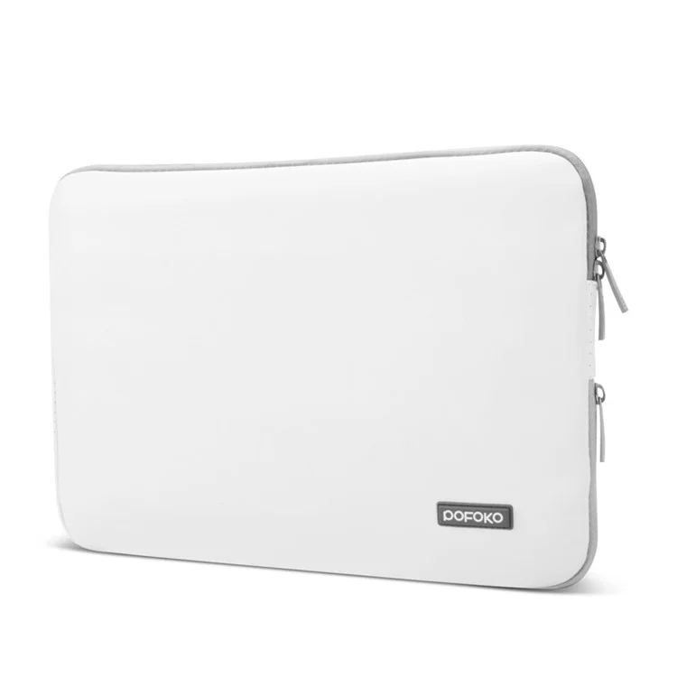 POFOKO 11.6-inch LITA Series PU Leather Laptop Computer Sleeve Bag Carrying Case - Grey