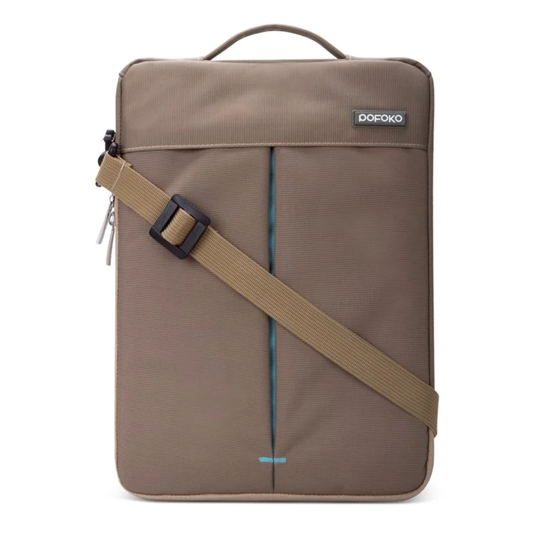 POFOKO Kaibin Series Laptop Sleeve Shoulder Bag Handbag for Macbook Air 11 - 11.6 inch - Khaki