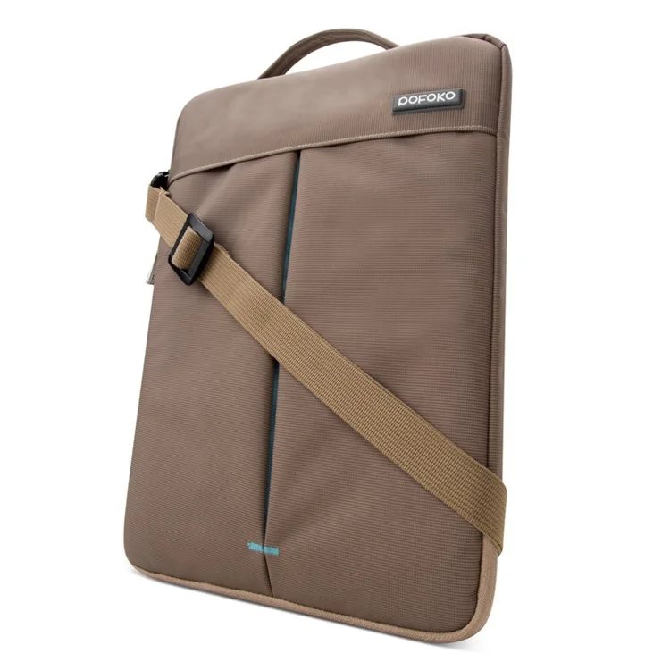 POFOKO Kaibin Series Laptop Sleeve Shoulder Bag Handbag for Macbook Air 11 - 11.6 inch - Khaki