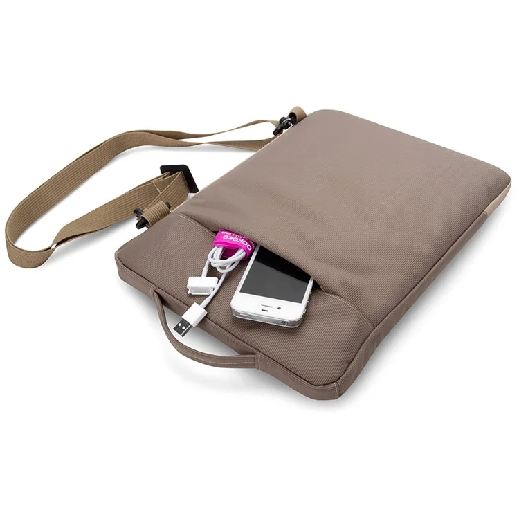 POFOKO Kaibin Series Laptop Sleeve Shoulder Bag Handbag for Macbook Air 11 - 11.6 inch - Khaki