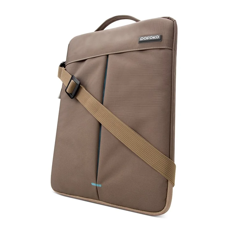 POFOKO Kaibin Series Laptop Sleeve Shoulder Bag Handbag for Macbook Air 11 - 11.6 inch - Khaki