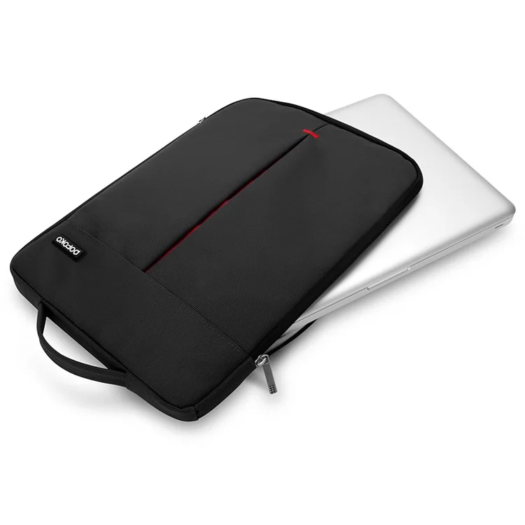 POFOKO Kaibin Series Laptop Sleeve Handbag Shoulder Bag for Macbook Air / Pro 13.3 inch - Grey
