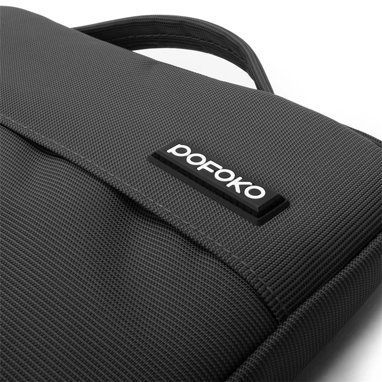 POFOKO Kaibin Series Laptop Sleeve Handbag Shoulder Bag for Macbook Air / Pro 13.3 inch - Grey