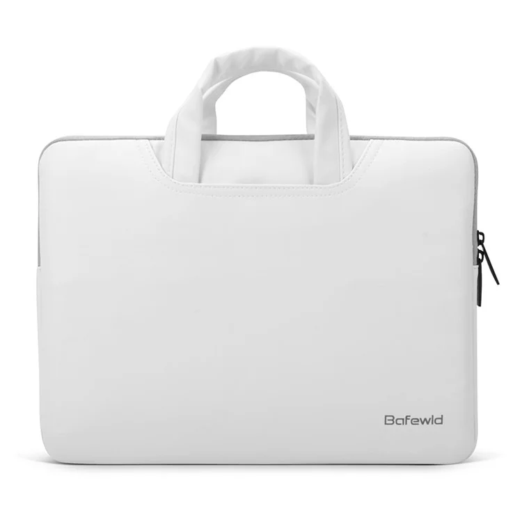 BAFEWLD Jazz Series Plush Lining Laptop Briefcase Bag for Macbook Air 11 Inch - White
