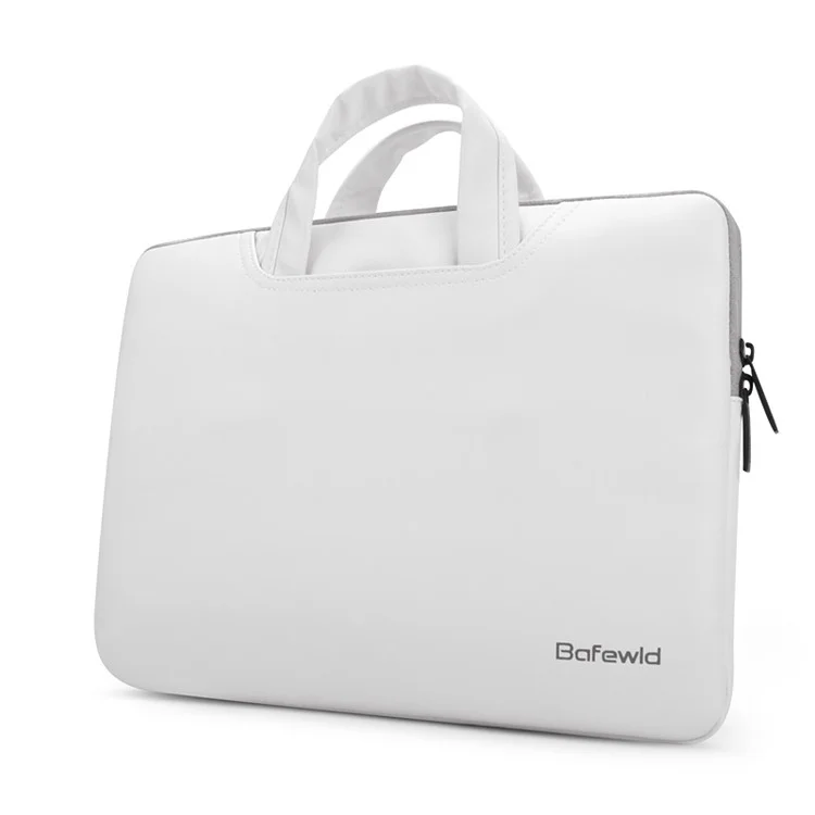 BAFEWLD Jazz Series Plush Lining Laptop Briefcase Bag for Macbook Air 11 Inch - White
