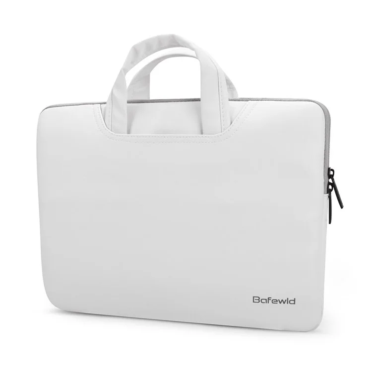 BAFEWLD Jazz Series Plush Lining Laptop Briefcase Bag for Macbook Air 11 Inch - White