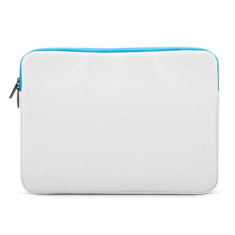 BAFEWLD Carmen Series 14-inch PU Leather Laptop Carrying Sleeve Case - Blue + White