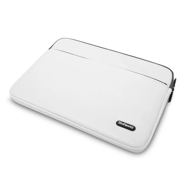 BAFEWLD Carmen Series PU Leather Laptop Sleeve Pouch for MacBook Pro 15.4 Retina - Grey / White