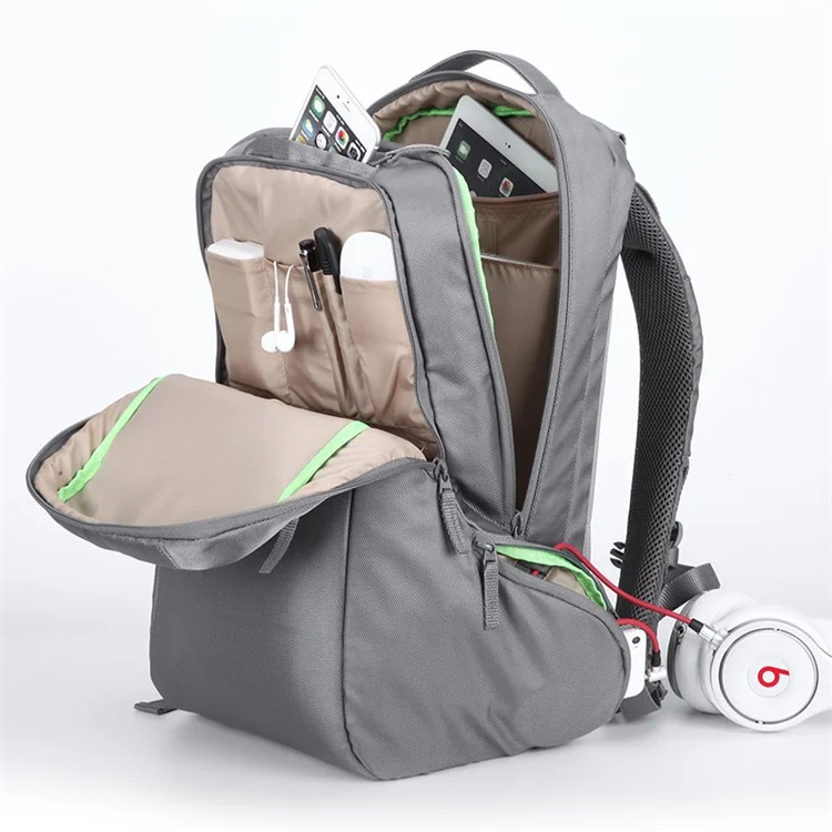 POFOKO TK Series 30L Practical Laptop Backpack Travel Waterproof Bag Case - Grey