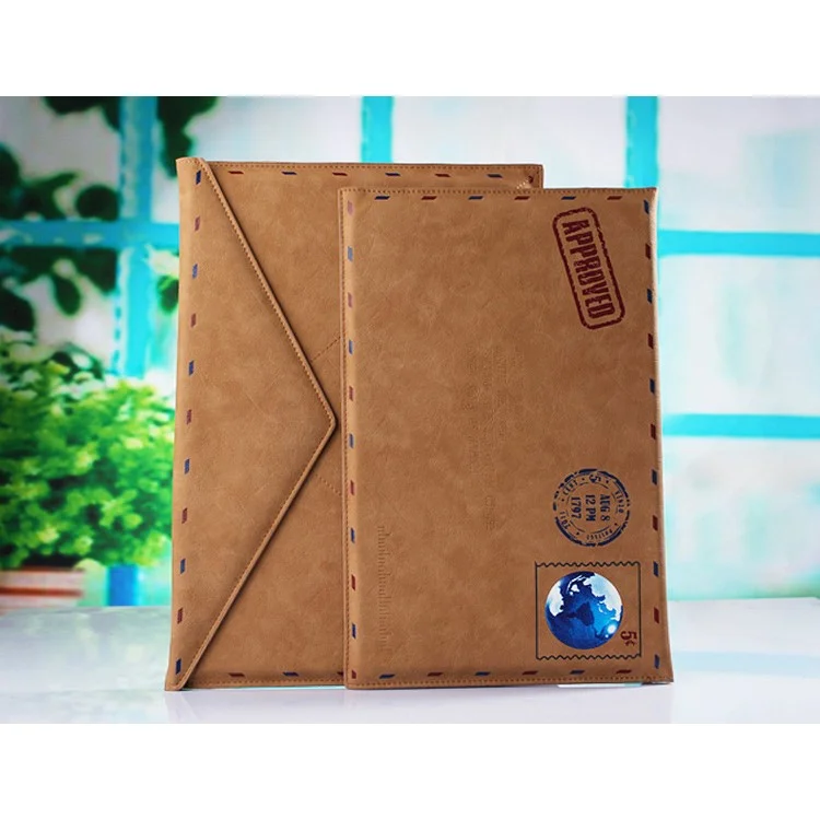 Envelope Style Leather Laptop Sleeve Pouch Bag for Macbook Air 13.3 Inch/iPad Pro 12.9 Inch