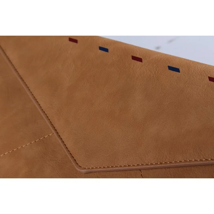 Envelope Style Leather Laptop Sleeve Pouch Bag for Macbook Air 13.3 Inch/iPad Pro 12.9 Inch