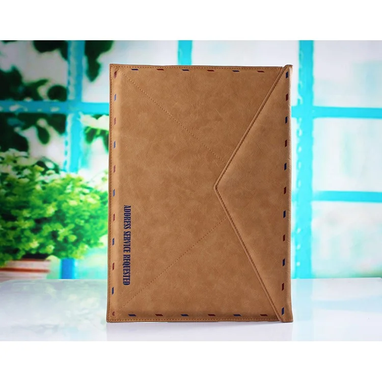 Envelope Style Leather Laptop Sleeve Pouch Bag for Macbook Air 13.3 Inch/iPad Pro 12.9 Inch