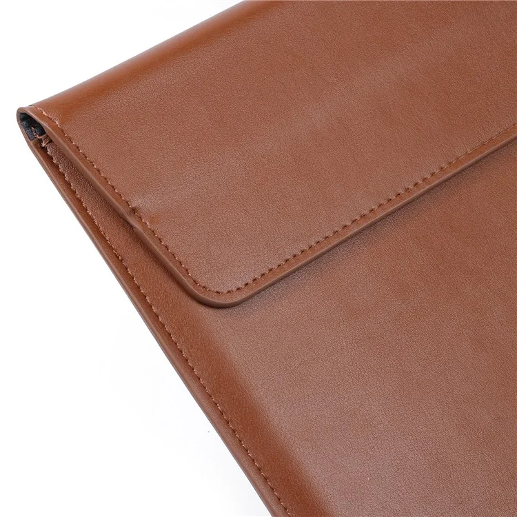 Envelop Style Leather Sleeve Pouch for Apple MacBook 12-inch / Air 11.6-inch - White