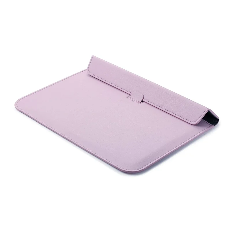 Business Envelope Style Leather Sleeve Bag for Macbook Pro 15.4 inch with Retina Display - Pink