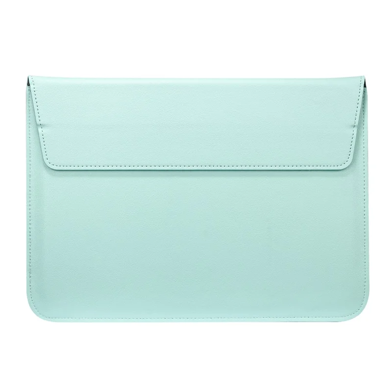 Business Envelope Style Leather Sleeve Bag for Macbook Pro 15.4 inch with Retina Display - Mint Green