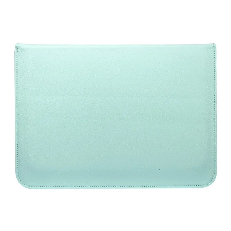 Business Envelope Style Leather Sleeve Bag for Macbook Pro 15.4 inch with Retina Display - Mint Green