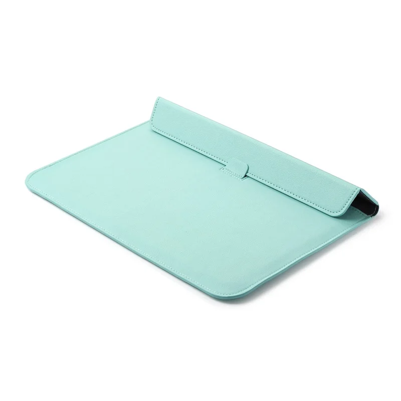 Business Envelope Style Leather Sleeve Bag for Macbook Pro 15.4 inch with Retina Display - Mint Green
