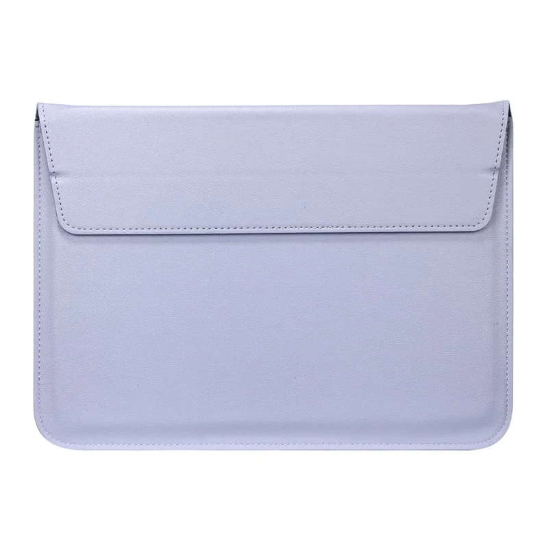 Business Envelope Style Leather Sleeve Bag for Macbook Pro 15.4 inch with Retina Display - Serenity Blue
