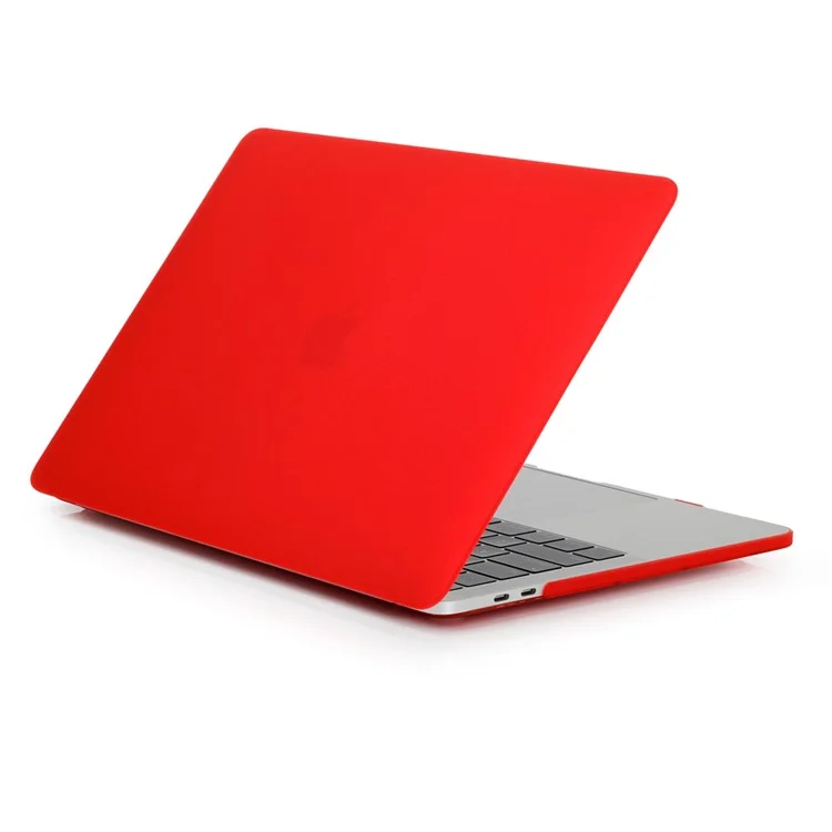 Cubierta Protectora de PC Mate Anti-scratch Para MacBook Pro 13 Pulgadas 2016 A1706/A1708/A1989/A2159/A2251/A2289/A2338 - Rojo