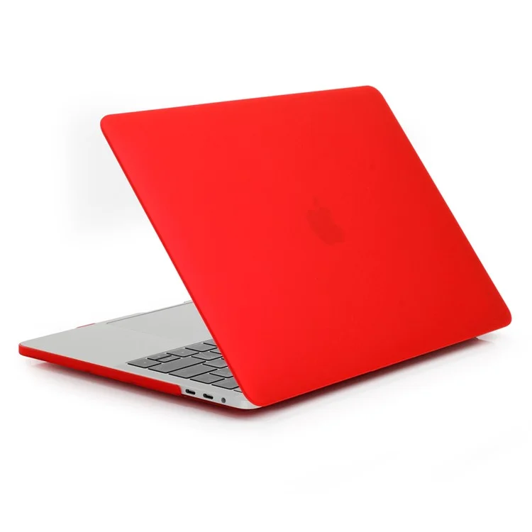 Anti-scratch Matte PC Protective Cover for MacBook Pro 13 inch 2016 A1706/A1708/A1989/A2159/A2251/A2289/A2338 - Red