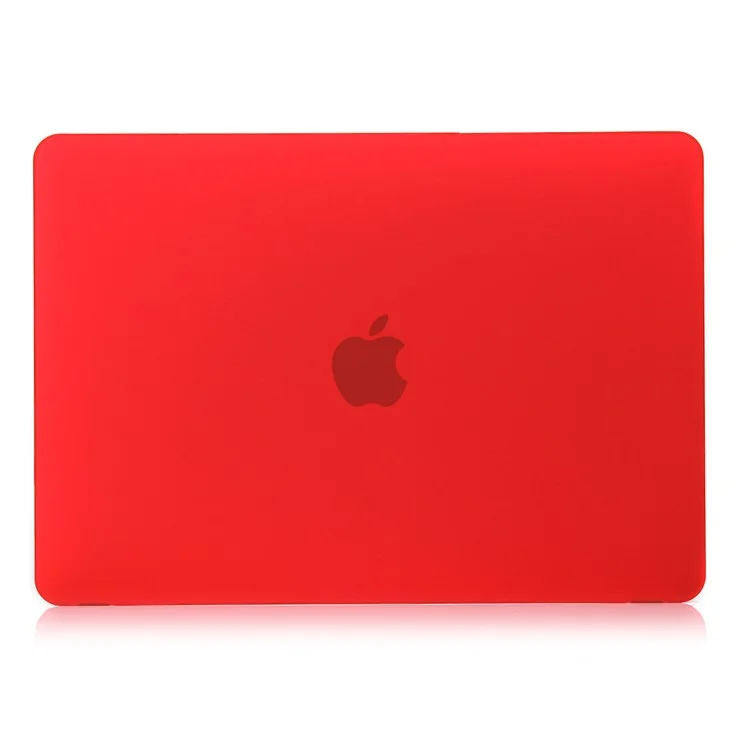 Anti-scratch Matte PC Protective Cover for MacBook Pro 13 inch 2016 A1706/A1708/A1989/A2159/A2251/A2289/A2338 - Red