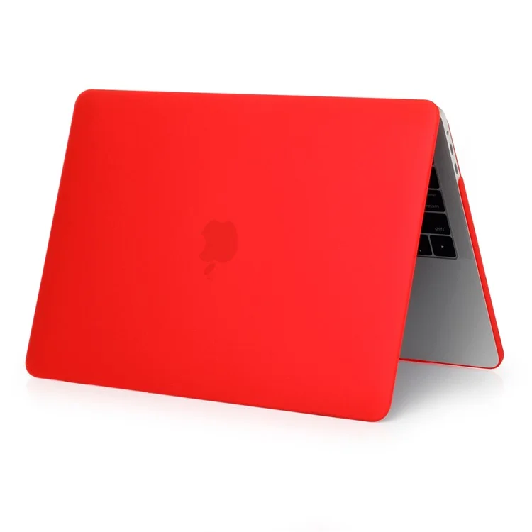 Anti-scratch Matte PC Protective Cover for MacBook Pro 13 inch 2016 A1706/A1708/A1989/A2159/A2251/A2289/A2338 - Red