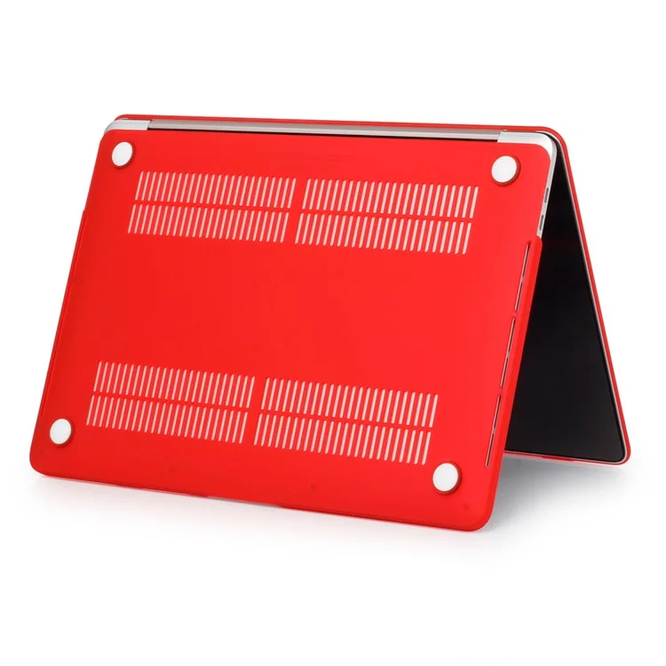 Anti-scratch Matte PC Protective Cover for MacBook Pro 13 inch 2016 A1706/A1708/A1989/A2159/A2251/A2289/A2338 - Red