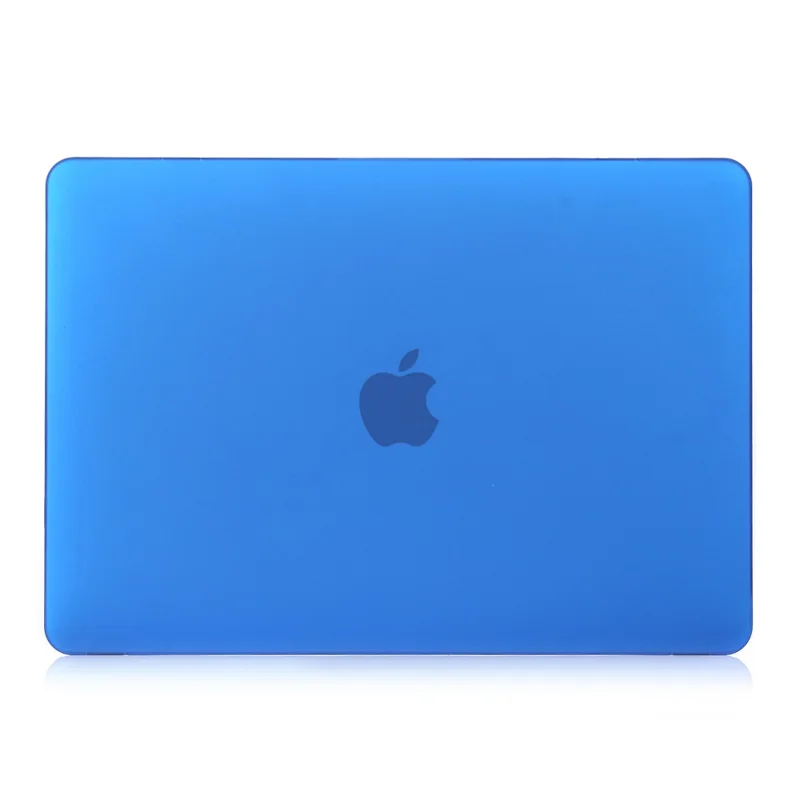 Anti-scratch Matte Plastic Front and Back Case  for MacBook Pro 13 inch 2016 A1706/A1708/A1989/A2159/A2251/A2289/A2338 - Dark Blue