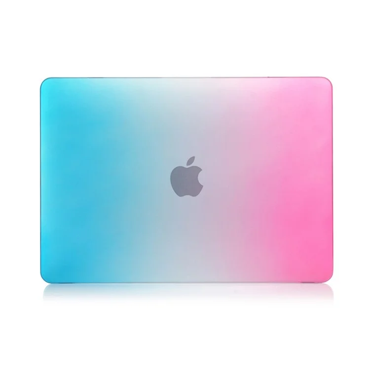 Capa de PC Colorido Para Gradiente de Duas Peças Para MacBook Pro 13 Polegadas (2016) A1706/a1708/a1989/a2159/a22251/a2289/a2338 - Pêssego Vermelho / Azul