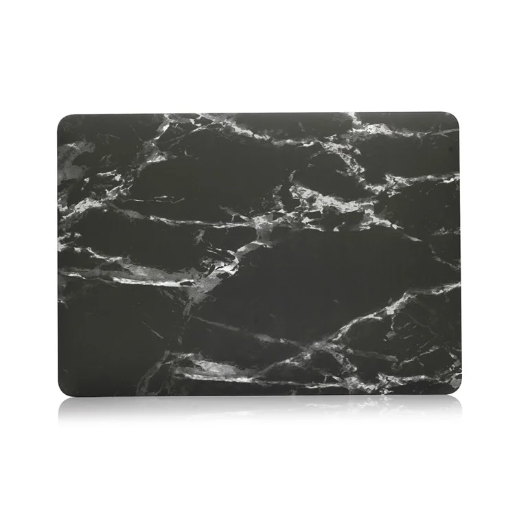 Patterned Hard Protective Case for MacBook Pro 13 inch 2016 A1706/A1708/A1989/A2159/A2251/A2289/A2338 - Marble Texture / Black