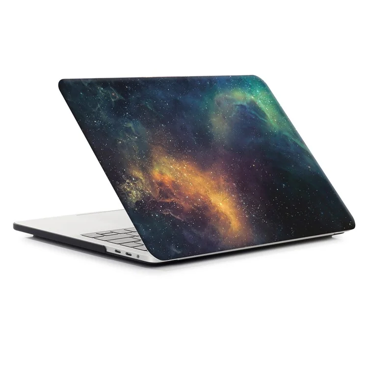 Patterned Hard Protective Case for MacBook Pro 13 inch 2016 A1706/A1708/A1989/A2159/A2251/A2289/A2338 - Starry Sky / Blue