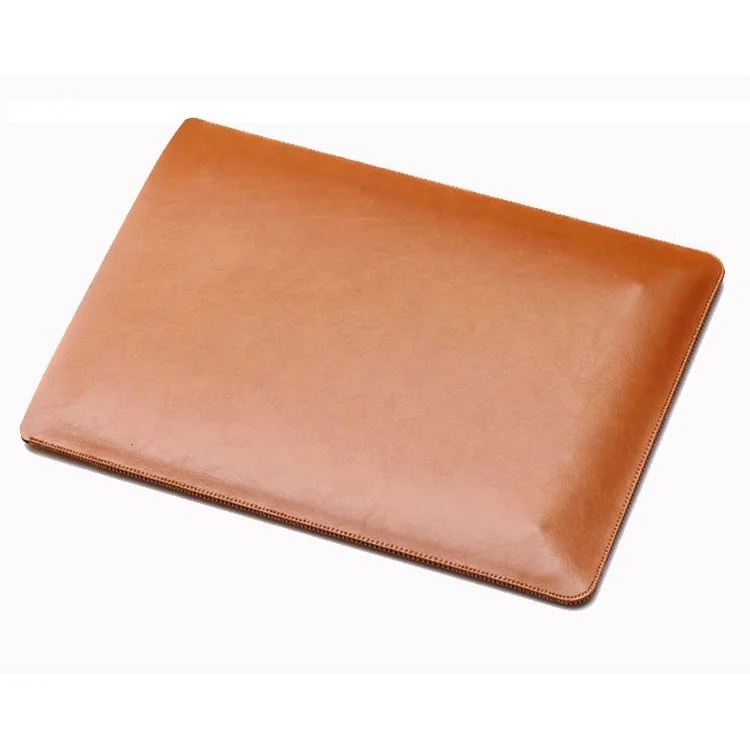 SOYAN Crazy Horse Texture Leather Sleeve Pouch for MacBook Air 11-inch - Brown