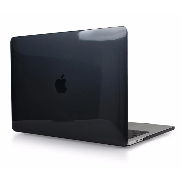 HAT PRINCE Clear Hard Case + US Version TPU Keyboard Film for Macbook Pro 15.4-inch 2016 with Touch Bar (A1707) - Black