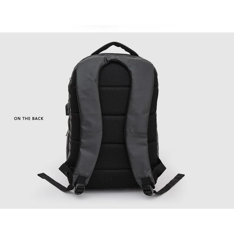 DTBG Fashion Outdoor Waterproof Backpack Travel School Bag with USB Charging Function for 15.6-inch Laptop (YC-D8063W) - Brown