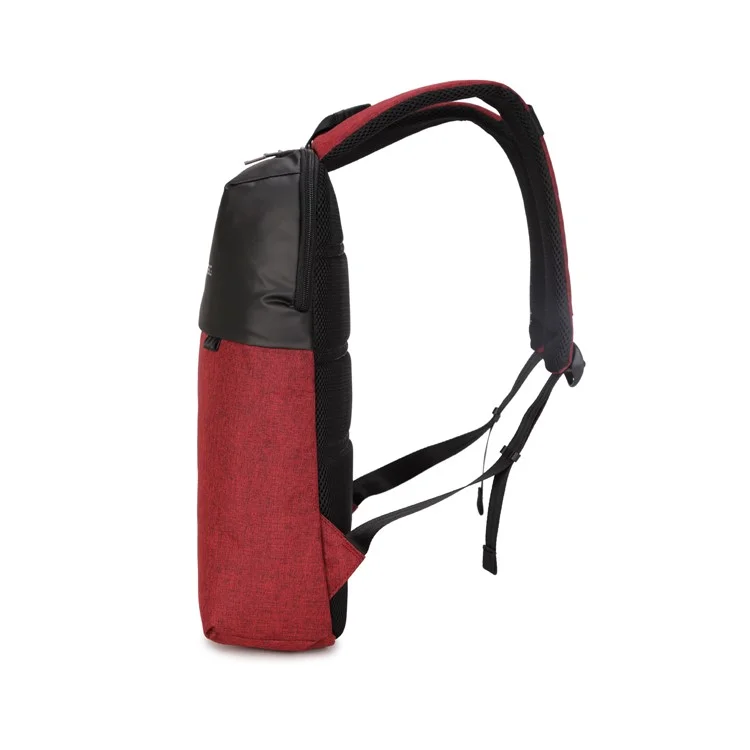 DTBG D8147 15.6 inch Casual Notebook Laptop Waterproof School Travel Hiking Backpack - Red