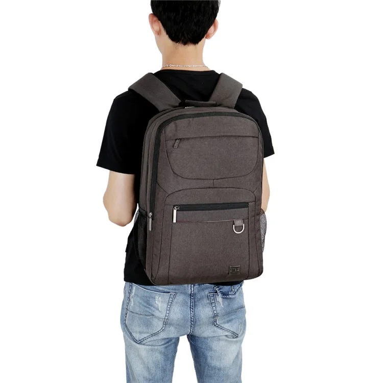 DTBG Waterproof 15.6-inch Laptop Backpack Business Travel Bag (D8179W) - Brown