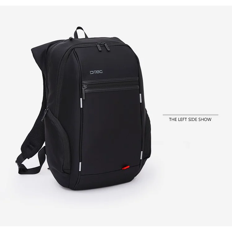 DTBG 15.6-inch Business Laptop Backpack Nylon Water-Resistant Anti-theft Rucksack with USB Port