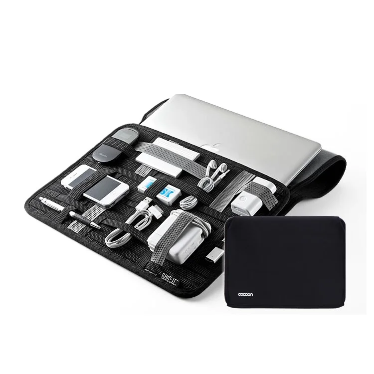 COCOON Grab-It Digital Gadget Organizer Laptop Storage Bag Case for 13-inch MacBook Air / Pro - Black