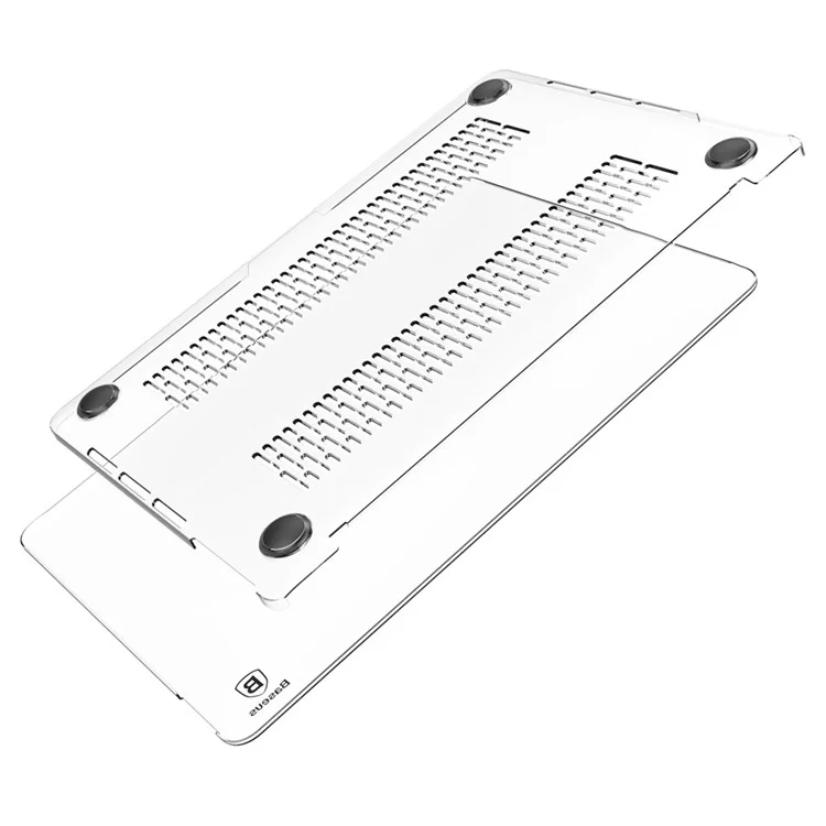 BASEUS 2-Piece Sky Case 1mm Clear Protection Shell Accessory for MacBook Pro 13.3 Inch / with Touch Bar - Transparent