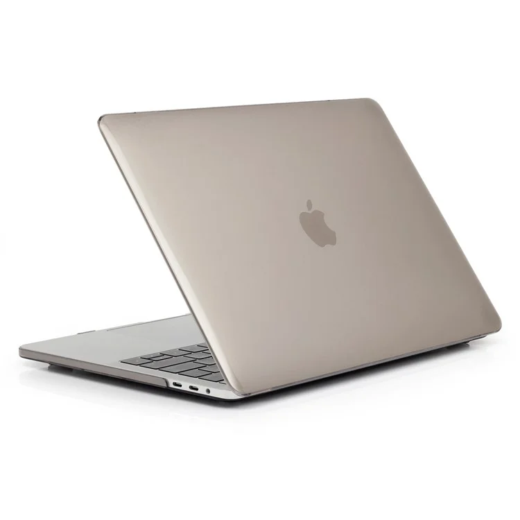 HAT PRINCE Hard Shell Casing + EU Version TPU Keyboard Cover for MacBook Pro 15-inch (2016) 15.4" with Touch Bar (A1707) - Grey