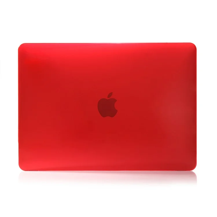 HAT PRINCE PC Hard Shell Casing + EU Version TPU Keyboard Film for MacBook Pro 15-inch (2016) 15.4" with Touch Bar (A1707) - Red