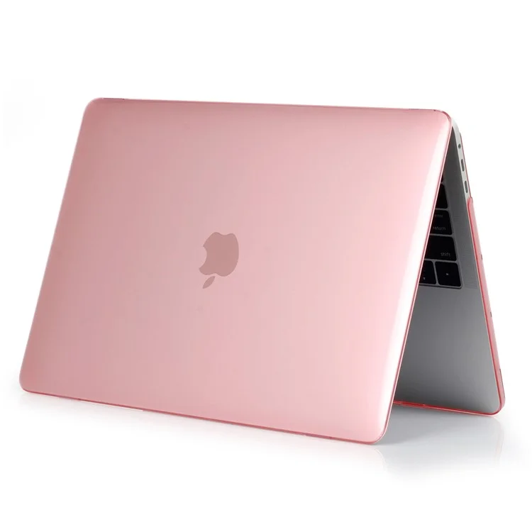 HAT PRINCE PC Hard Shell Casing + EU Version TPU Keyboard Cover for MacBook Pro 15-inch (2016) 15.4" A1707 with Touch Bar - Pink