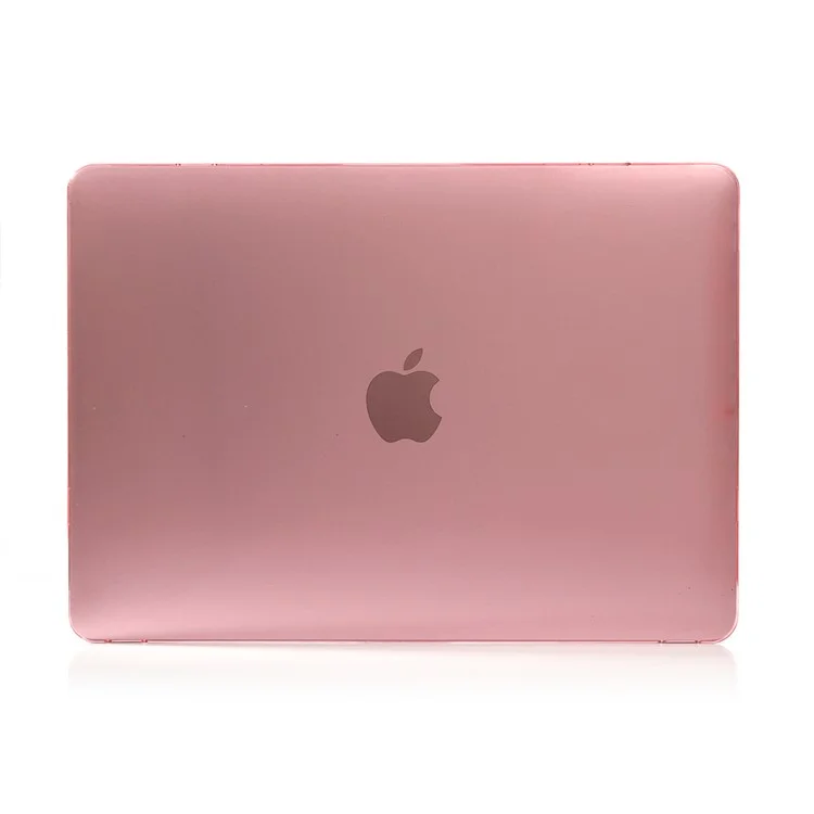 HAT PRINCE PC Hard Shell Casing + EU Version TPU Keyboard Cover for MacBook Pro 15-inch (2016) 15.4" A1707 with Touch Bar - Pink