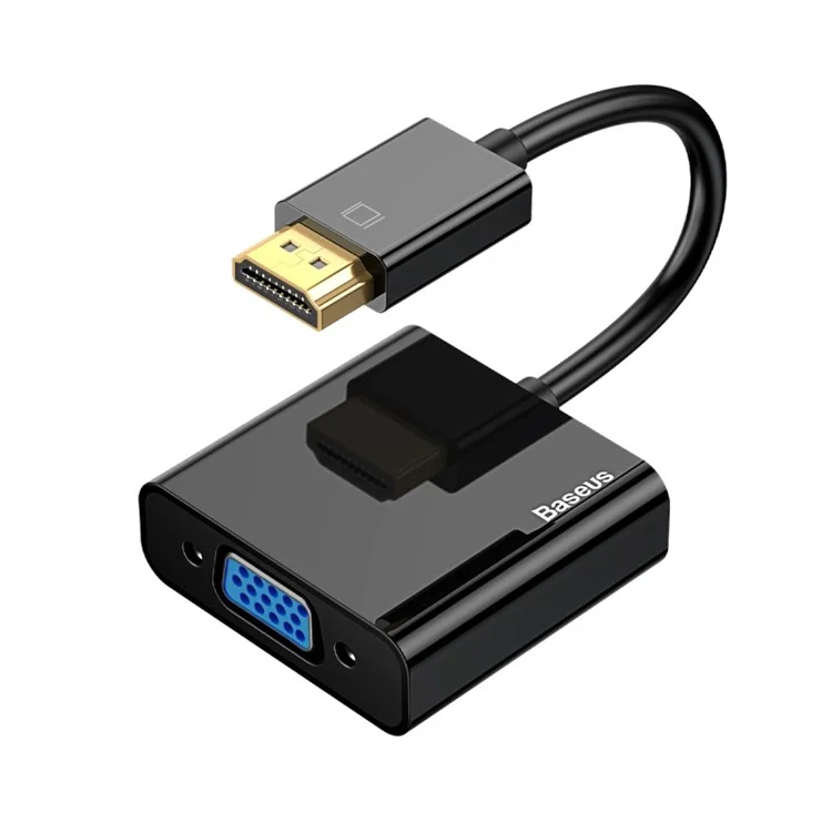 BASEUS HD4K zu VGA HD High Definition Adapter - Schwarz