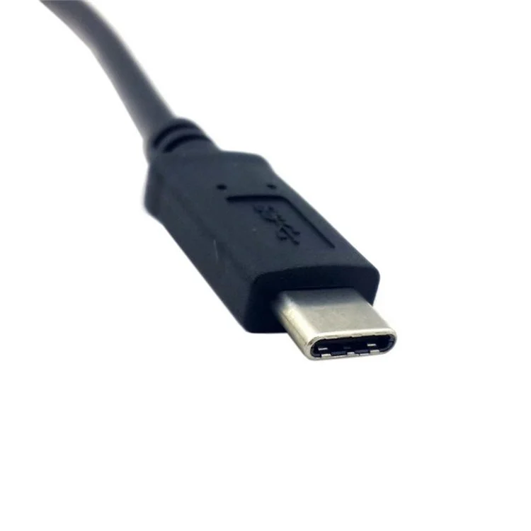 USB 3.1 Type C USB-C to DC 5.5 2.5mm Power Jack Extension Charge Cable, Length: 10cm
